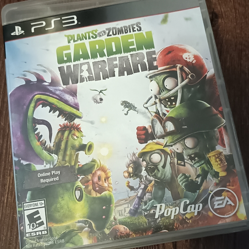 Plants and Zombies Garden Warfare PS3  game